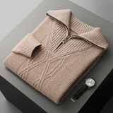 Taranto Merino Wool Zipper Sweater
