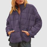 Gabriela - Lightweight, compact quilted jacket with a zipper