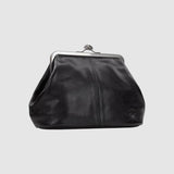 Leontýna - Leather bag with retro clasp
