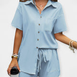 Karolina - Comfortable Set with Shirt and Shorts