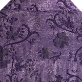 Men's Vintage Purple Cotton Summer Breathable Short Sleeve Shirt