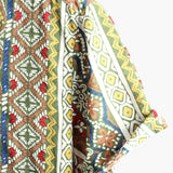 Retro Short Sleeve Cotton Boho Shirt for Men