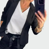 Ella - Women's Loose Pants Set with Blazer