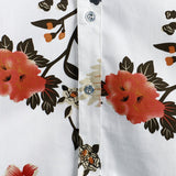 Men's Short Sleeve Floral Pattern Shirt
