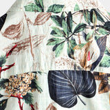 Hawaiian Cotton Button-Up Shirt for Men