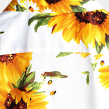 Cotton Short Sleeve Shirt for Men with Sunflower Pocket