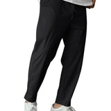 Elegant Tapered Pants with Drawstrings