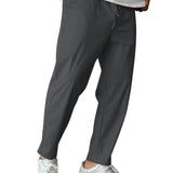 Elegant Tapered Pants with Drawstrings