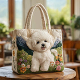 Stylish Quilted Fabric Shoulder Bag