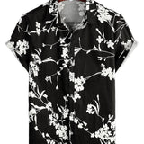 Casual Short Sleeve Cotton Shirt for Men
