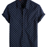 Short Sleeve Cotton Casual Shirt for Men