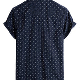 Short Sleeve Cotton Casual Shirt for Men