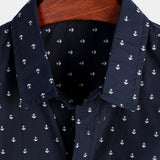 Short Sleeve Cotton Casual Shirt for Men