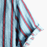 Men's Short Sleeve Cotton Shirt with Buttons