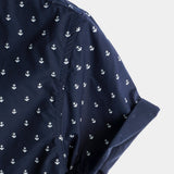 Short Sleeve Cotton Casual Shirt for Men