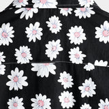 Black Short Sleeve Cotton Hawaii Shirt for Men