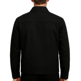 Light Twill Jacket for Men – Black – Regular Fit