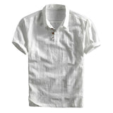 San Julian Polo Shirt with Linen Finish