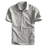 San Julian Polo Shirt with Linen Finish
