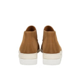 Men's Leather Loafers – Slip-On Chukka Style, Flat Heel – Brown