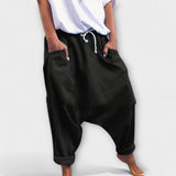 Hara - Loose Harem Pants with Drawstring