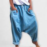 Hara - Loose Harem Pants with Drawstring