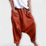 Hara - Loose Harem Pants with Drawstring