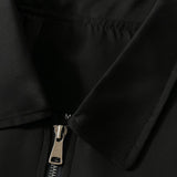 Light Twill Jacket for Men – Black – Regular Fit
