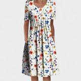 Marta - Midi Dress with Layers