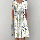 Marta - Midi Dress with Layers