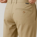 Men's Trousers – Straight Cut Cotton with Elastane