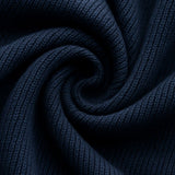 Men's Sweater with Half-Zip and Stand-Up Collar – Royal Blue