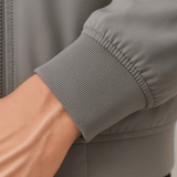 Classic Gray Bomber Jacket