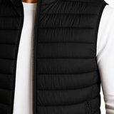Premium Men's Black Puffer Vest Atlas