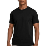 Men's Slim-Fit Mercerized T-Shirt in Black