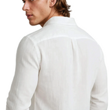 Monaco Linen Shirt – White