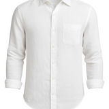 Monaco Linen Shirt – White