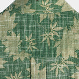 Casual Retro Hawaiian Cotton Shirt for Men with Pocket