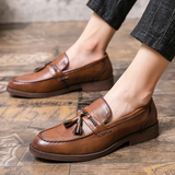 Leather Moccasins with Fringes