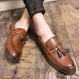 Leather Moccasins with Fringes