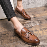 Leather Moccasins with Fringes