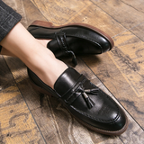 Leather Moccasins with Fringes