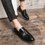 Leather Moccasins with Fringes