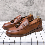Leather Moccasins with Fringes