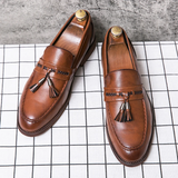 Leather Moccasins with Fringes