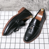 Leather Moccasins with Fringes