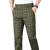 Business Checkered Pants