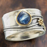 Bohemian Meditation Ring with Gemstones