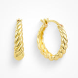 Twist Earrings in Twist Style