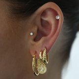 Twist Earrings in Twist Style